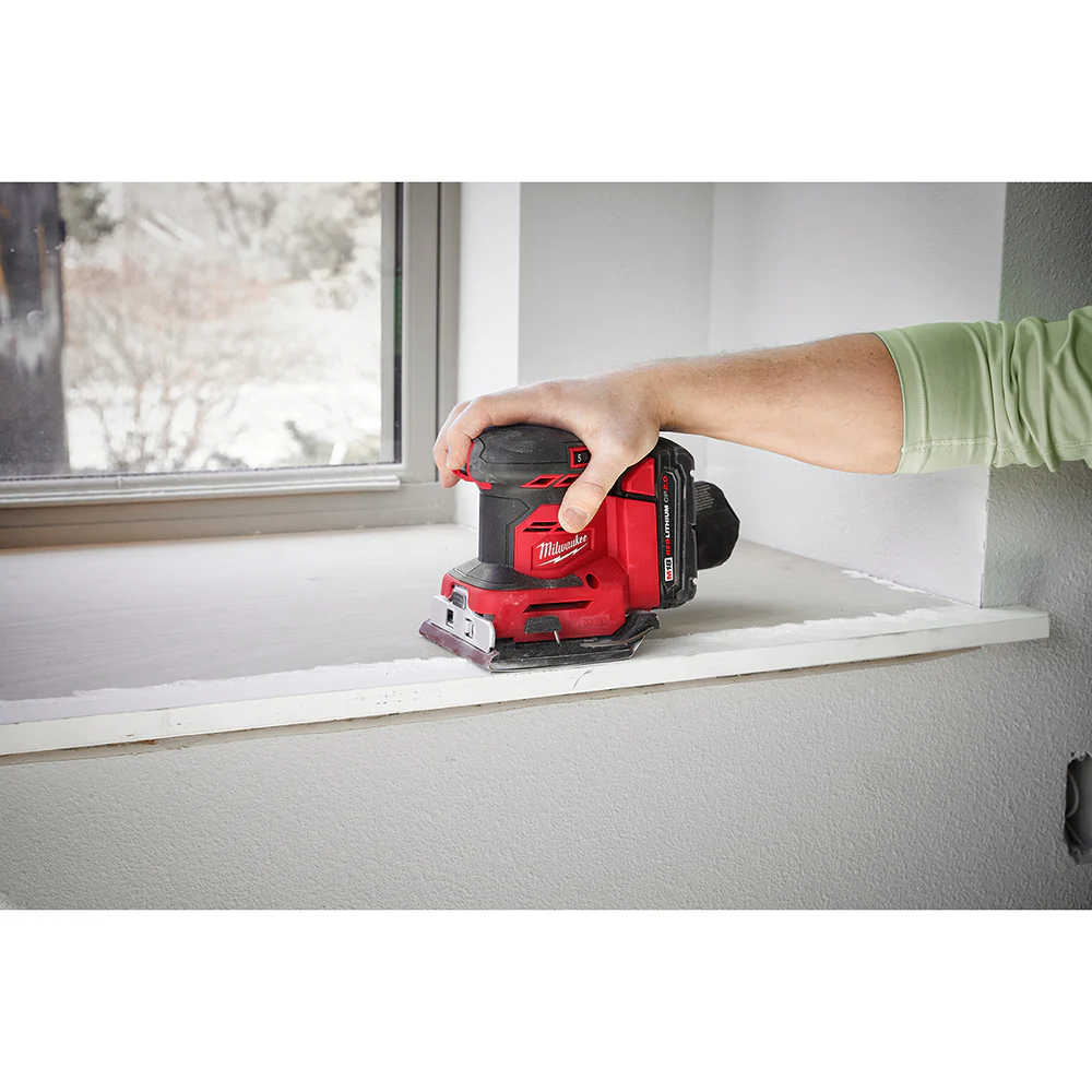 Milwaukee 2649-80 M18 18V 1/4 Cordless Orbital Sheet Sander - Bare Tool