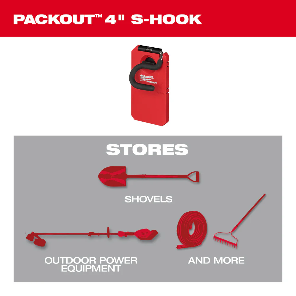 Milwaukee 48-22-8333 PACKOUT 4 Reinforced S Hook