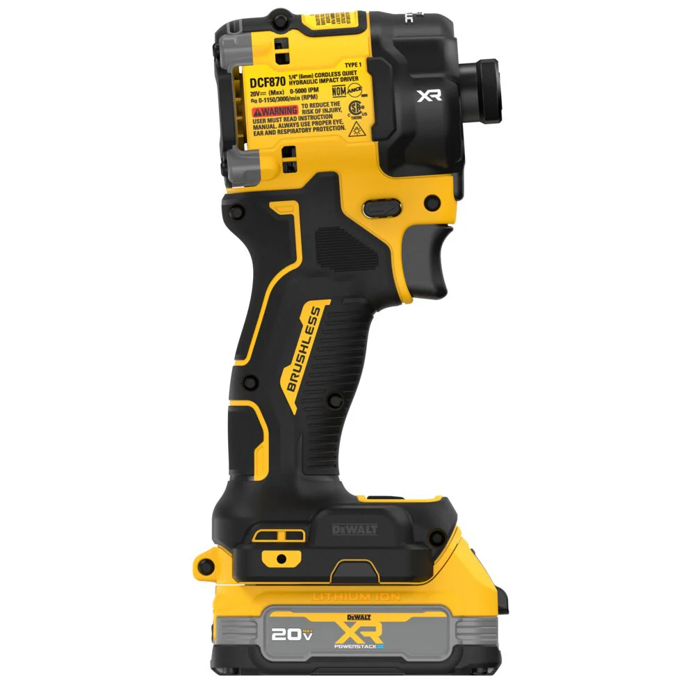 Dewalt DCF870E1 20V 1/4 MAX XR Brushless Quiet Hydraulic Impact Driver Kit