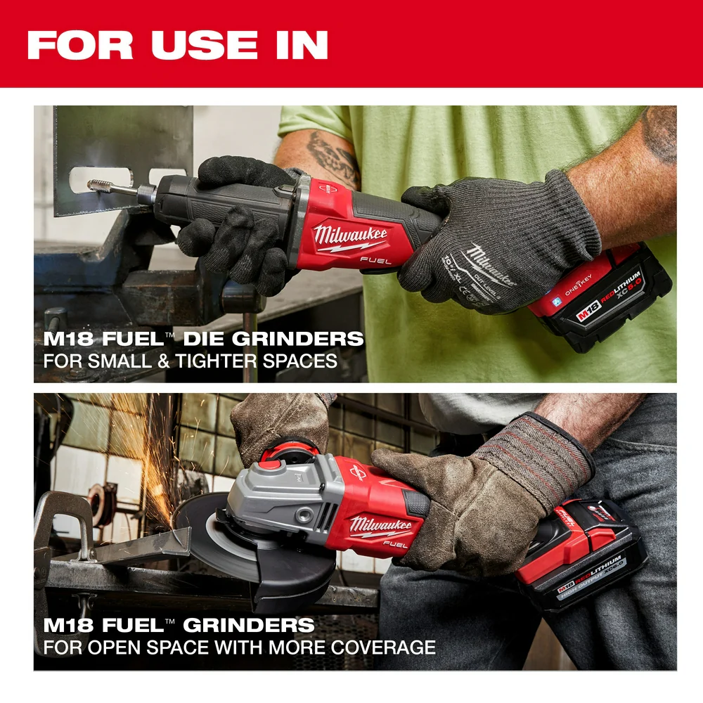Milwaukee 2984-80 M18 FUEL 18V Braking Die Grinder Paddle - Recon - Bare Tool