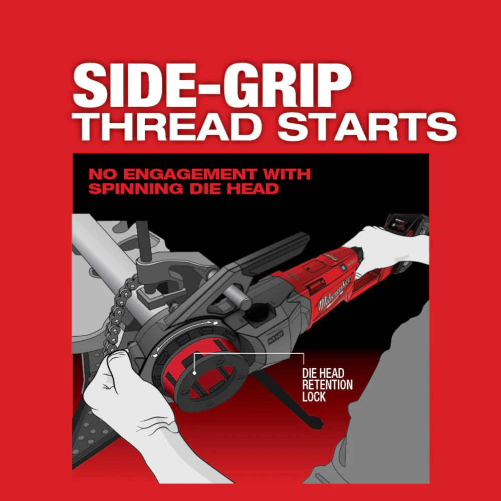 Milwaukee 2874-82HD M18 FUEL 18V Pipe Threader w/ ONE-KEY Kit - Recon