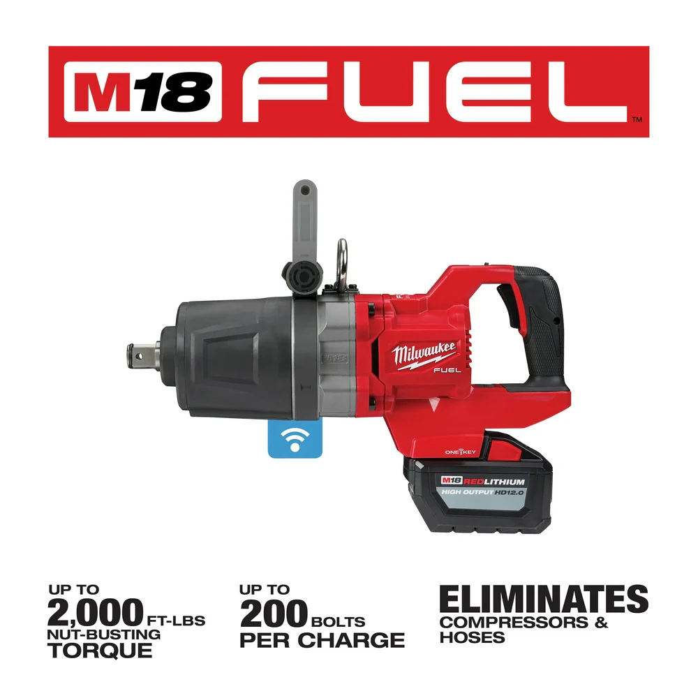 Milwaukee 2868-22HD M18 FUEL 18V 1 D-Handle High Torque Impact Wrench Kit