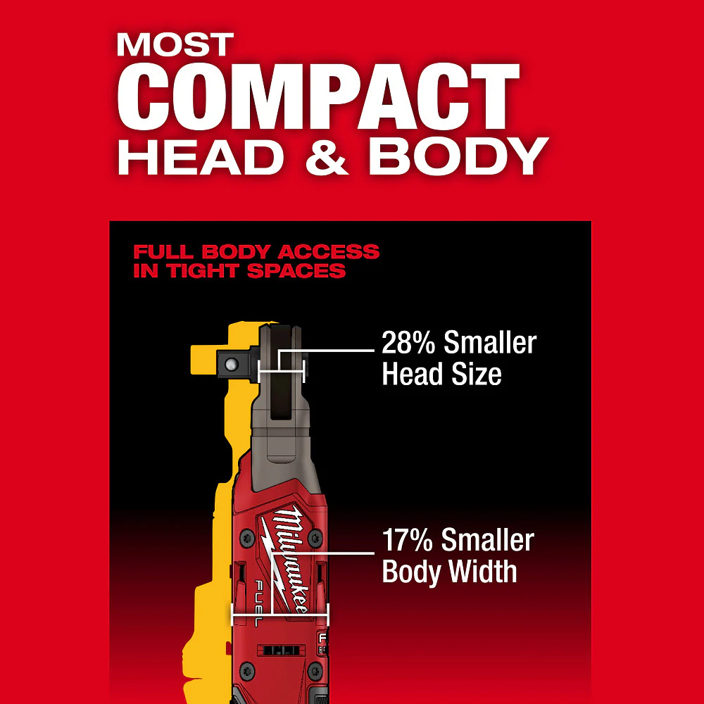 Milwaukee 3054-21 M12 FUEL 12V 1/2 Cordless Li-Ion Ratchet Kit