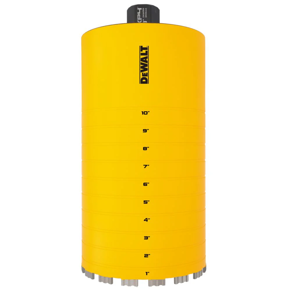 DeWALT DW55028 8 X 15 Cordless Diamond Core Bit w/ Recessed Grooves