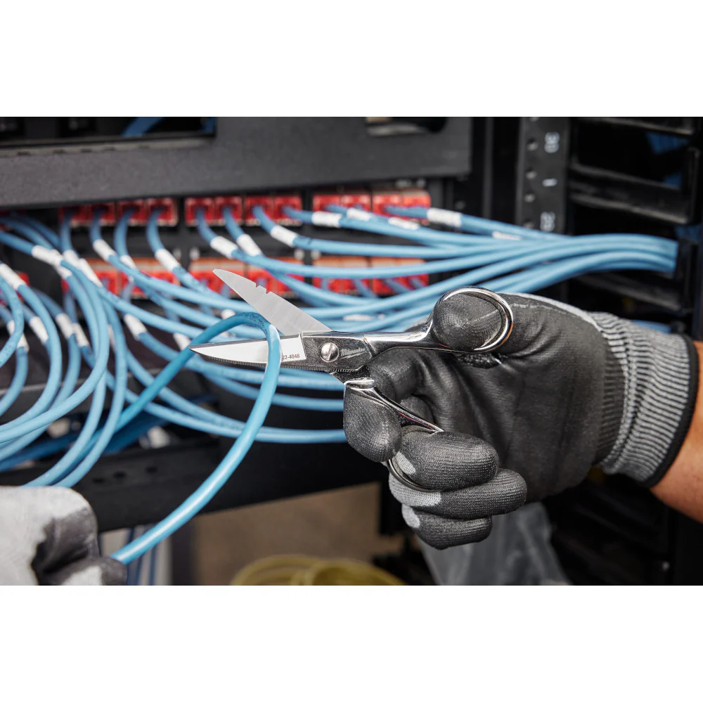 Milwaukee 48-22-4048 Durable Sharp Steel Electrician Scissors