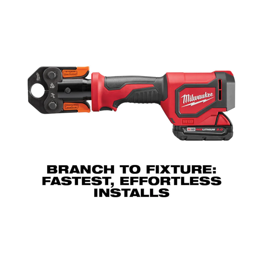 Milwaukee 2674-22P M18 18V Li-Ion Short Throw Press Tool Kit w/ PEX Crimp Jaws