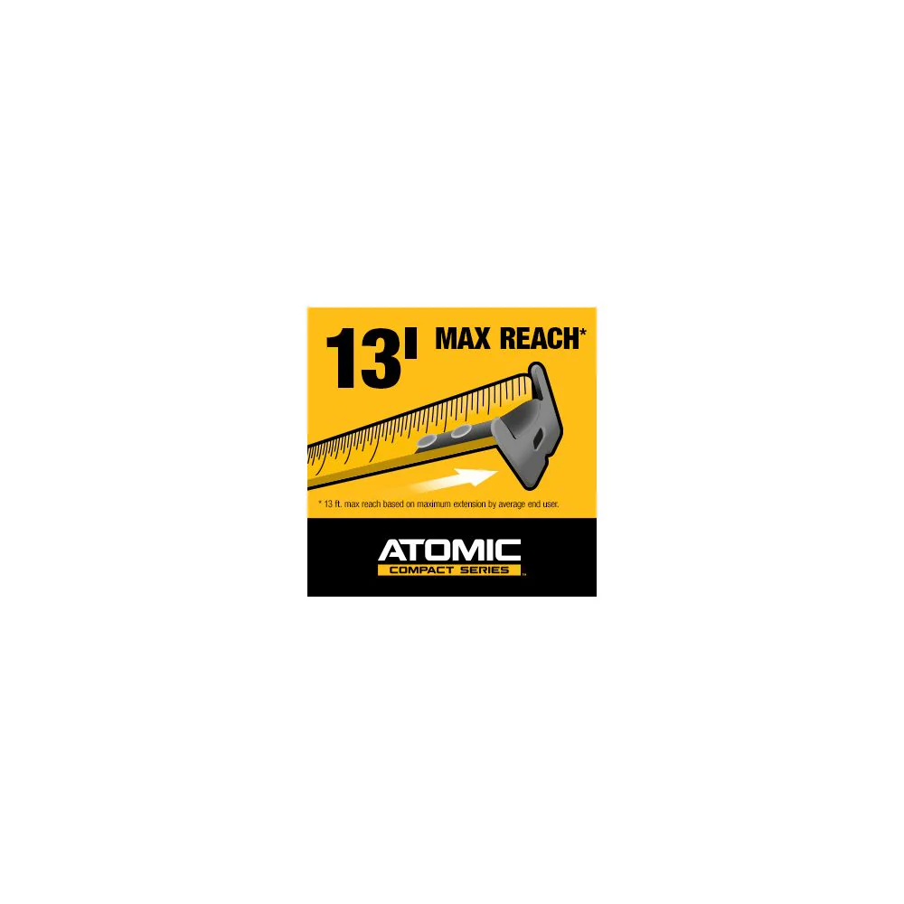 DeWALT DWHT38125S 25' x 1.125 ATOMIC COMPACT SERIES Tape Measure