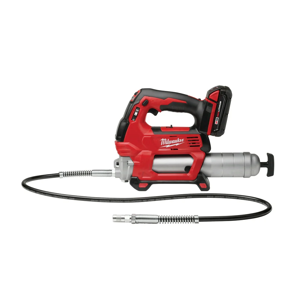 Milwaukee 2646-22CT M18 18V 2-Speed 48-Inch Hosae Grease Gun w/ Batteries