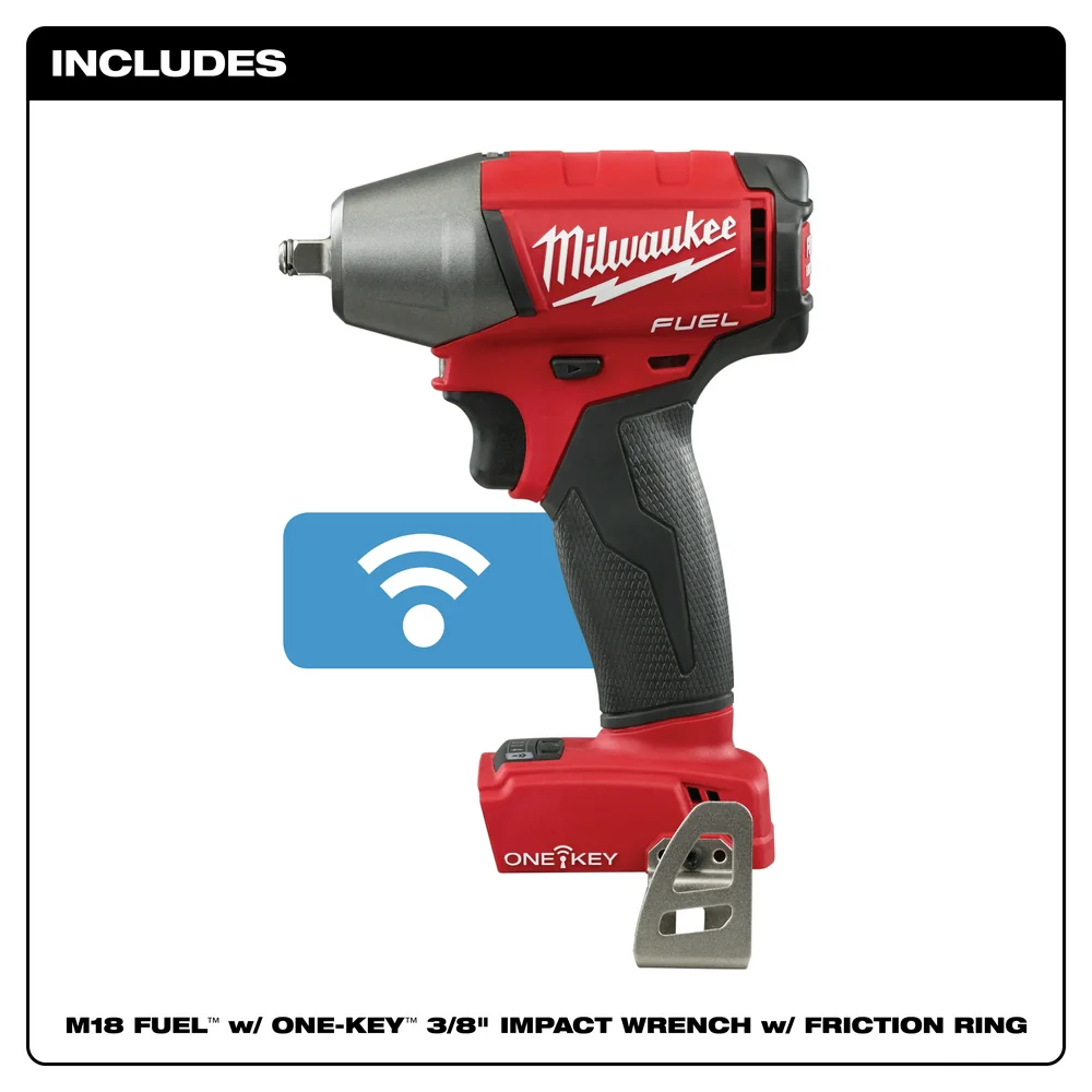 Milwaukee 2758-20 M18 FUEL 18V 3/8 Compact Impact Wrench Kit - Bare Tool