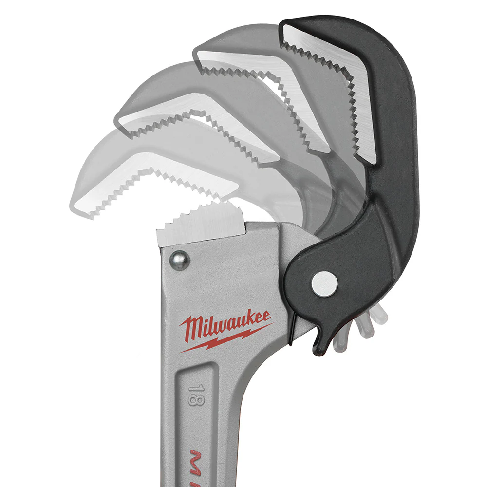 Milwaukee 48-22-7418 18 Aluminum Self-Adjusting Pipe Wrench