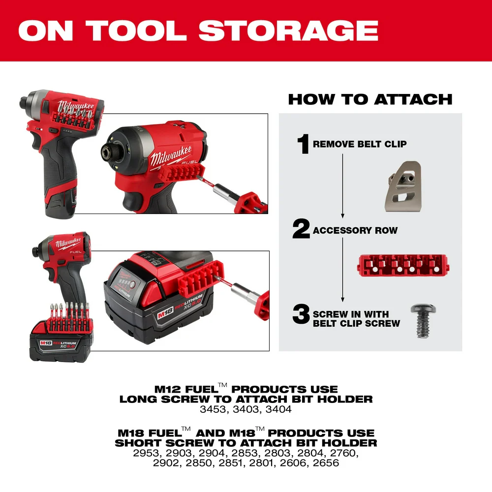 Milwaukee 48-32-4408 Optimized Shockzone Steel Impact Drive & Fasten Set - 26pc