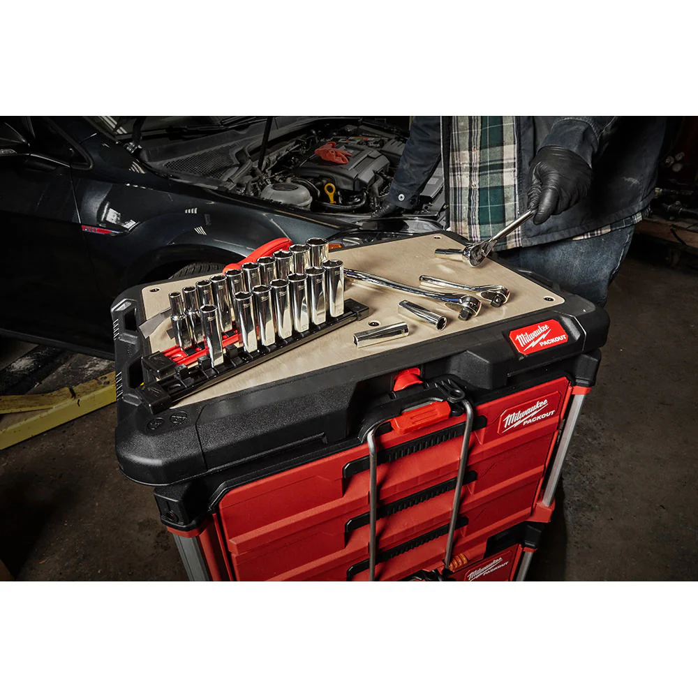 Milwaukee 48-22-9505 3/8 Drive Deep Well Metric Socket Set - 10pc