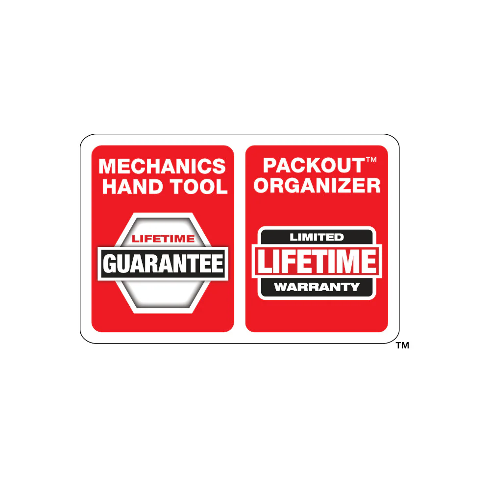 Milwaukee 48-22-9487 47 PC 1/2 Drive Ratchet/Socket Set w/ PACKOUT Organizer