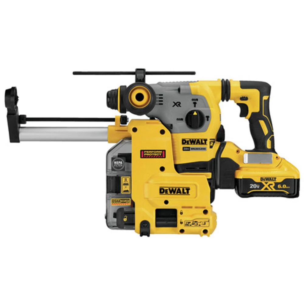 DeWALT DCH293R2DH�20V 1-1/8 Inch SDS-Plus Dust Extractor Rotary Hammer