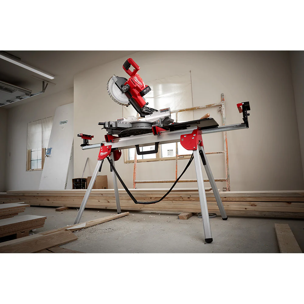 Milwaukee 48-08-0551 100-Inch Adjustable Compact Folding Miter Saw Stand