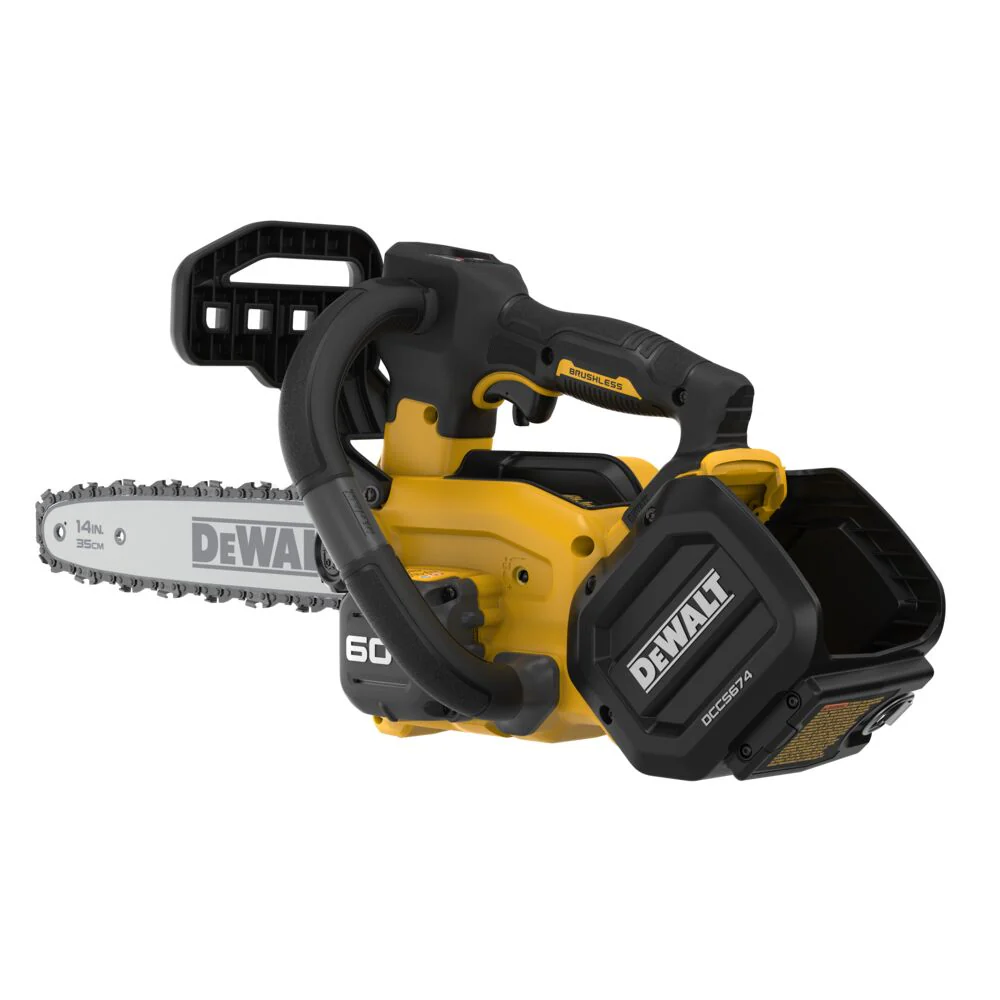 DeWALT DCCS674B 60V MAX 14 Cordless Brushless Top Handle Chainsaw - Bare Tool