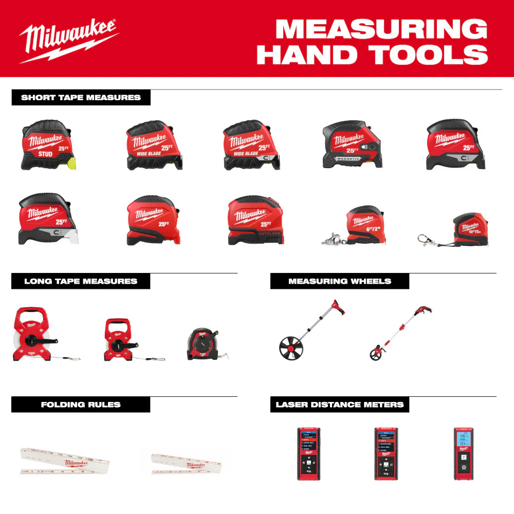 Milwaukee 48-22-1025MG 25' Heavy Duty Magnetic Tape Measure - 2 PK