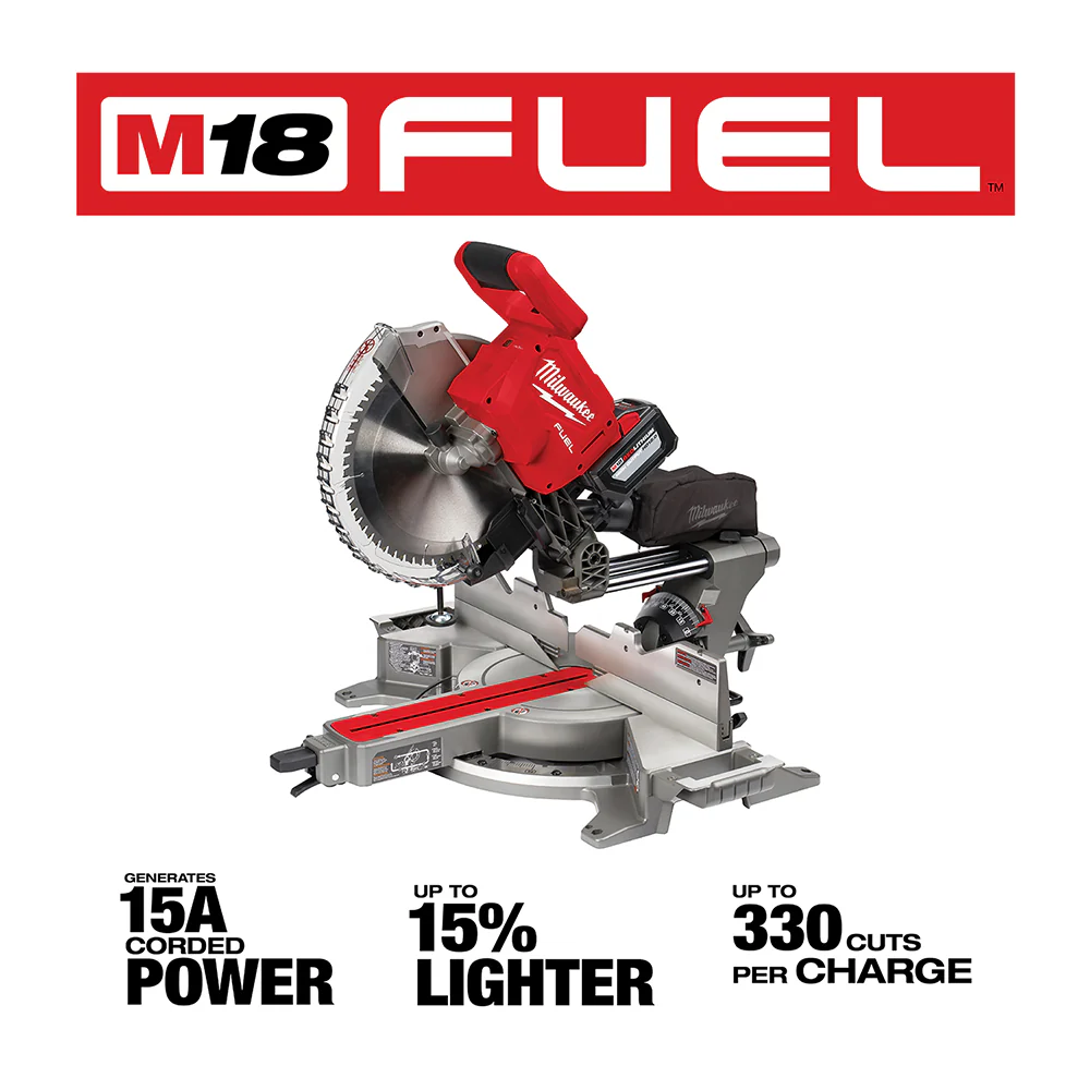 Milwaukee 2739-21HD M18 FUEL 18V 12 Cordless Miter Saw w/ Stand