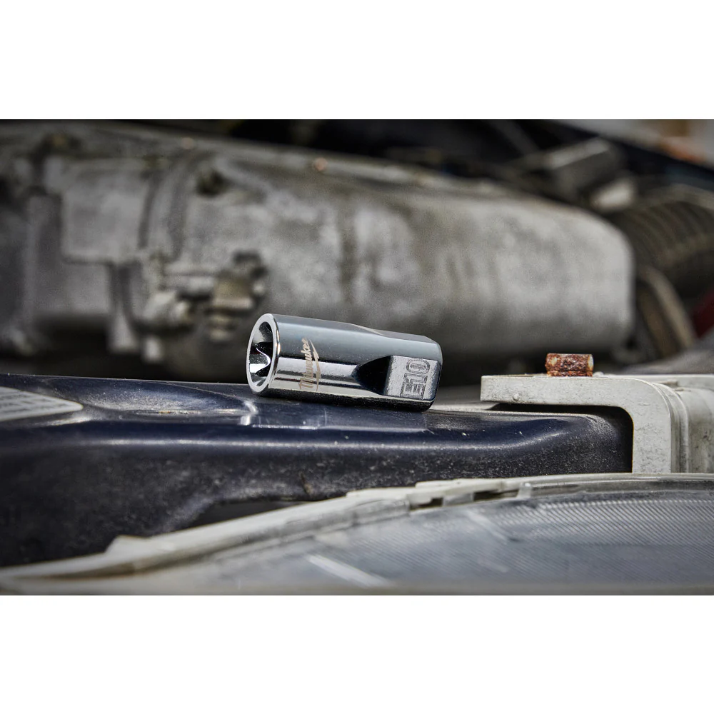 Milwaukee 48-22-9570 1/4 3/8 & 1/2 Drive External Torx Sockets - 12 PC