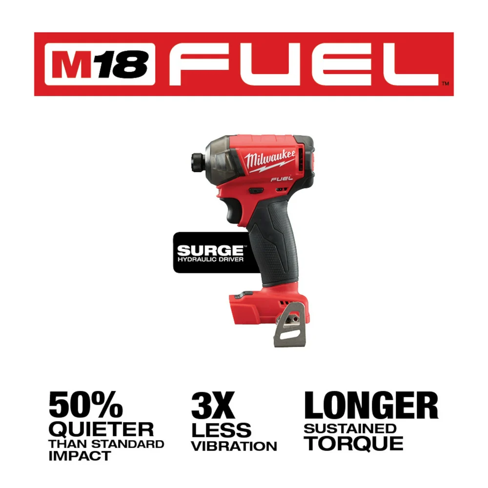 Milwaukee 2760-20X5 M18 FUEL SURGE 18V 1/4 Hex Hydraulic Driver w/ 5Ah Battery