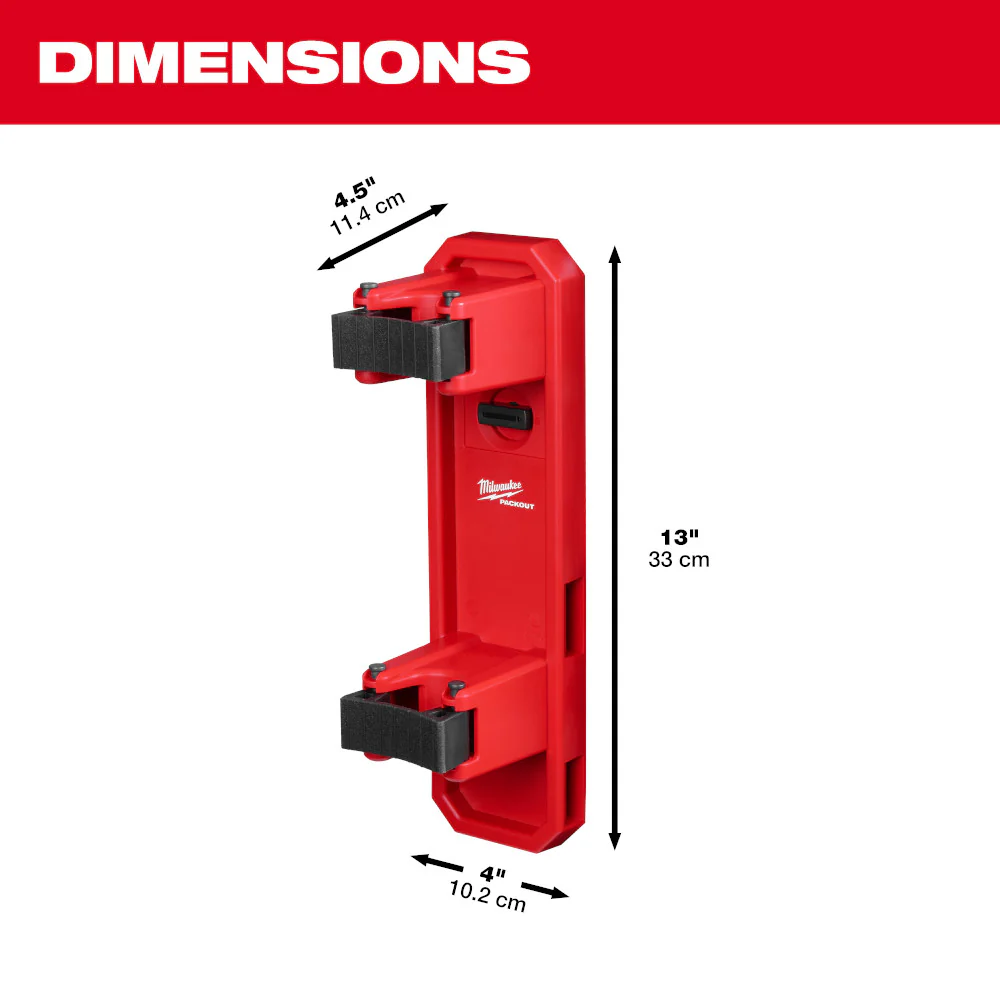 Milwaukee 48-22-8348 PACKOUT Long Handle Wall Mounted Tool Holder