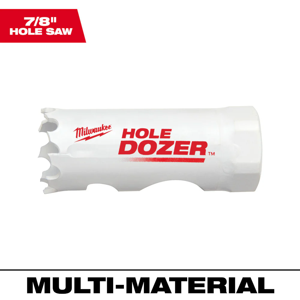 Milwaukee 49-56-0032 7/8 Hole Dozer Bi-Metal Hole Saw
