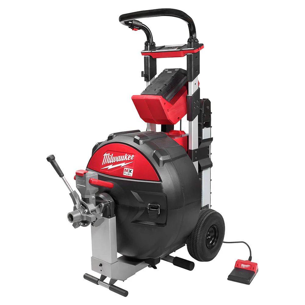 Milwaukee MXF501-1CP MX FUEL Cordless Lithium-Ion Sewer Drum Machine POWERTREDZ