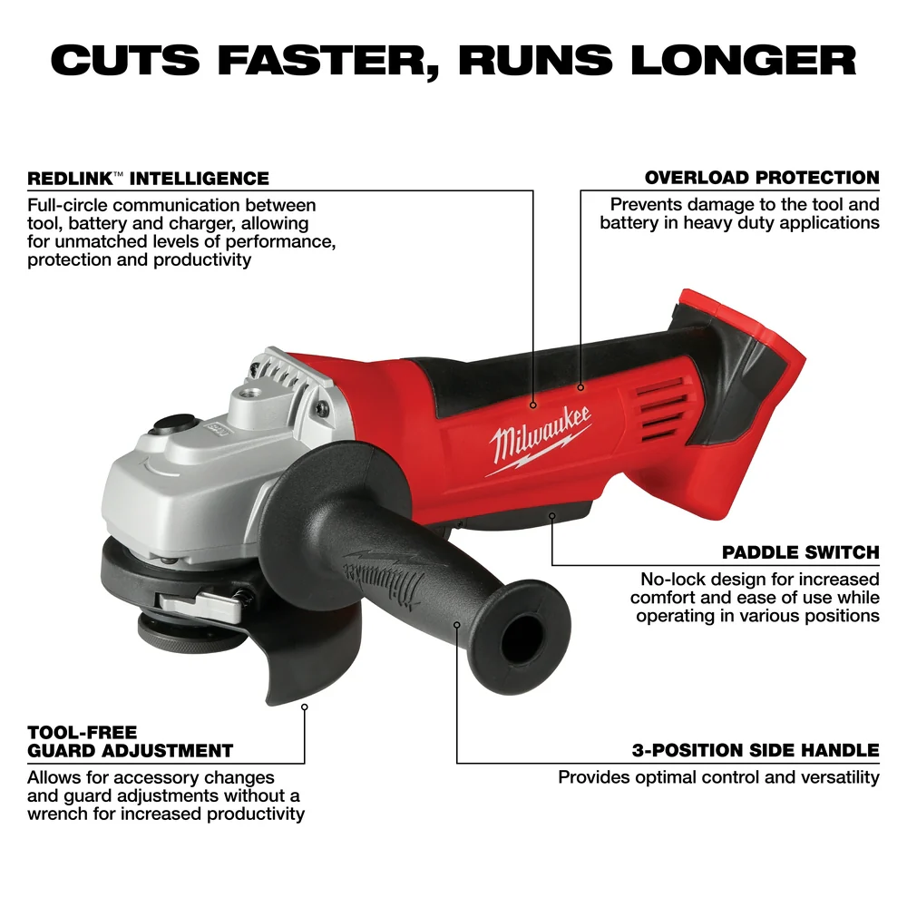 Milwaukee 2696-26POK M18 18V 6-Tool Combo Kit w/Grinder. Multi-Tool. and PACKOUT