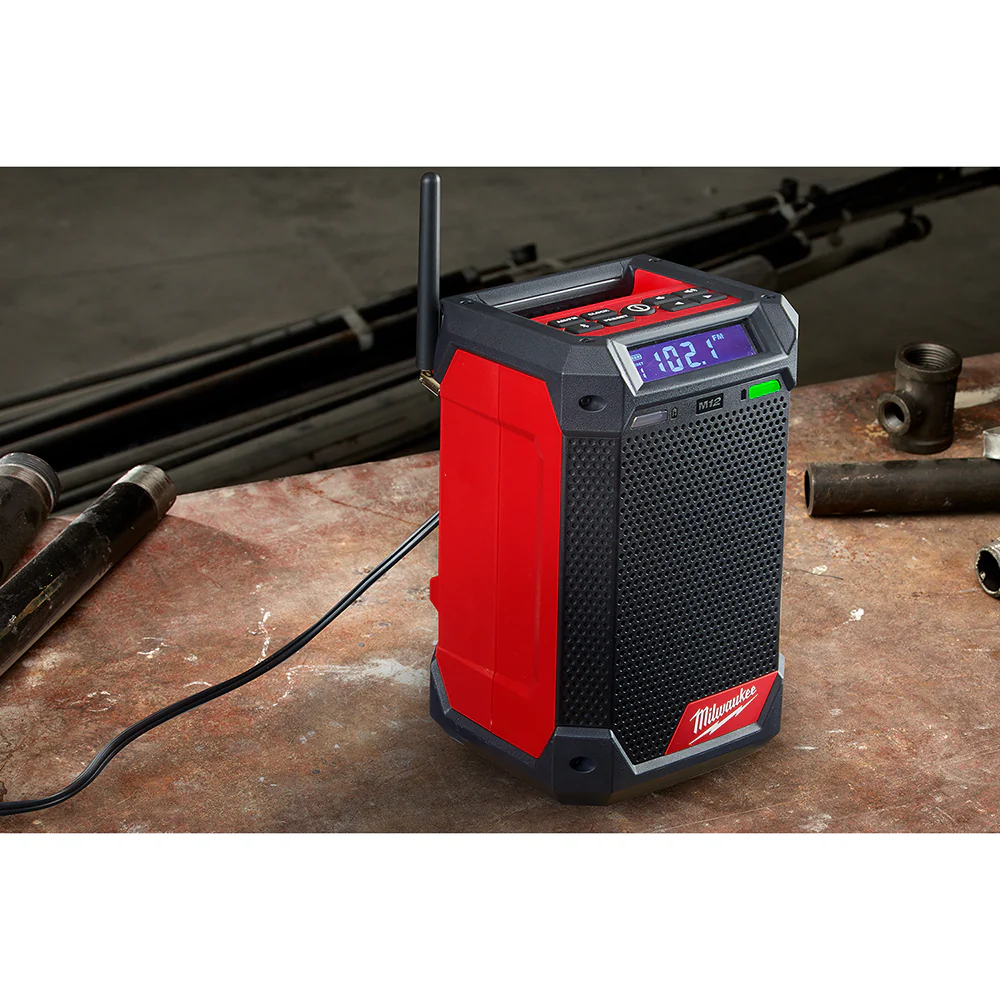 Milwaukee 2951-20 M12 12V Bluetooth Speaker Radio/Charger - Bare Tool