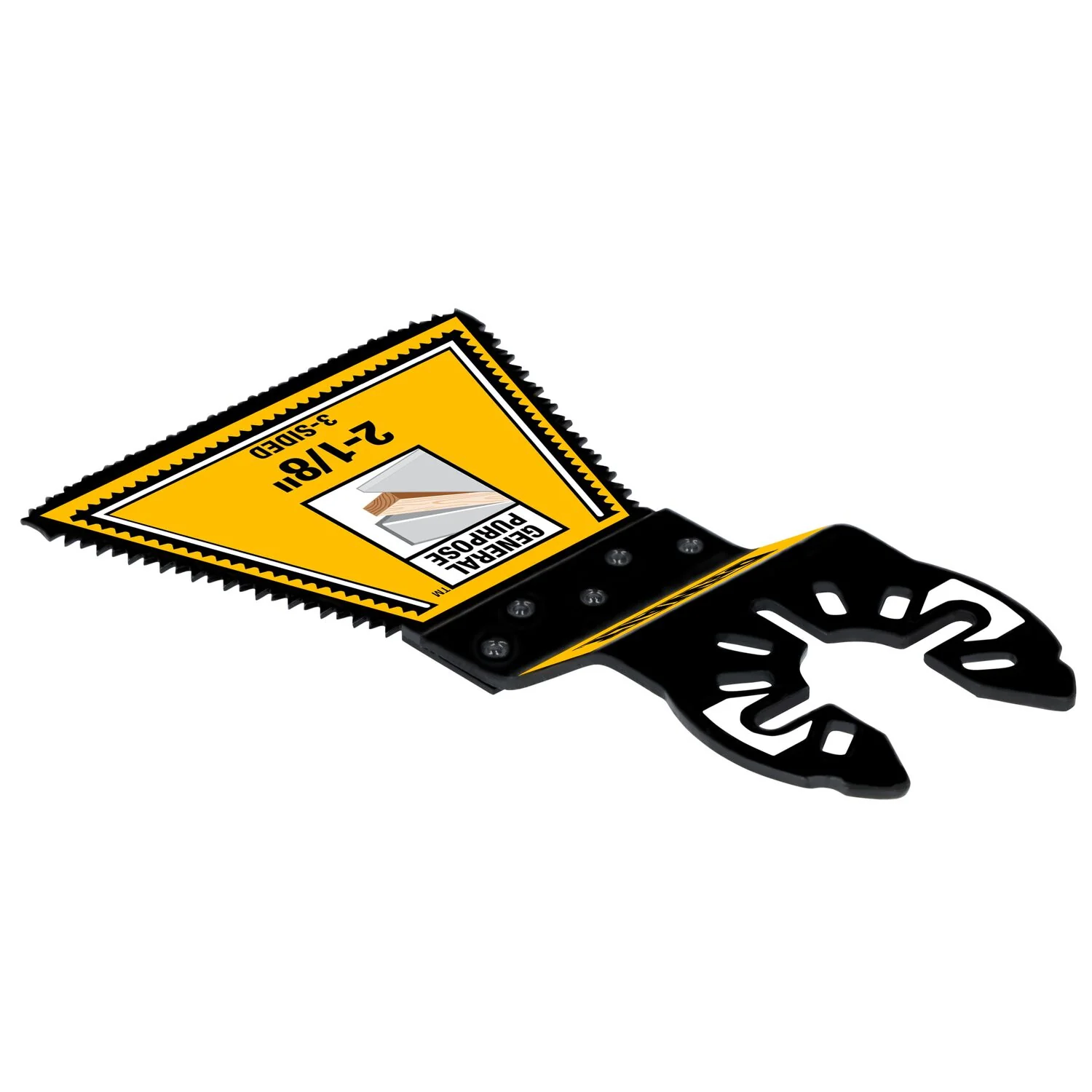 DeWALT DWA4283 2 1/8 General Purpose 3-Sided Oscillating Blade - 1 PK