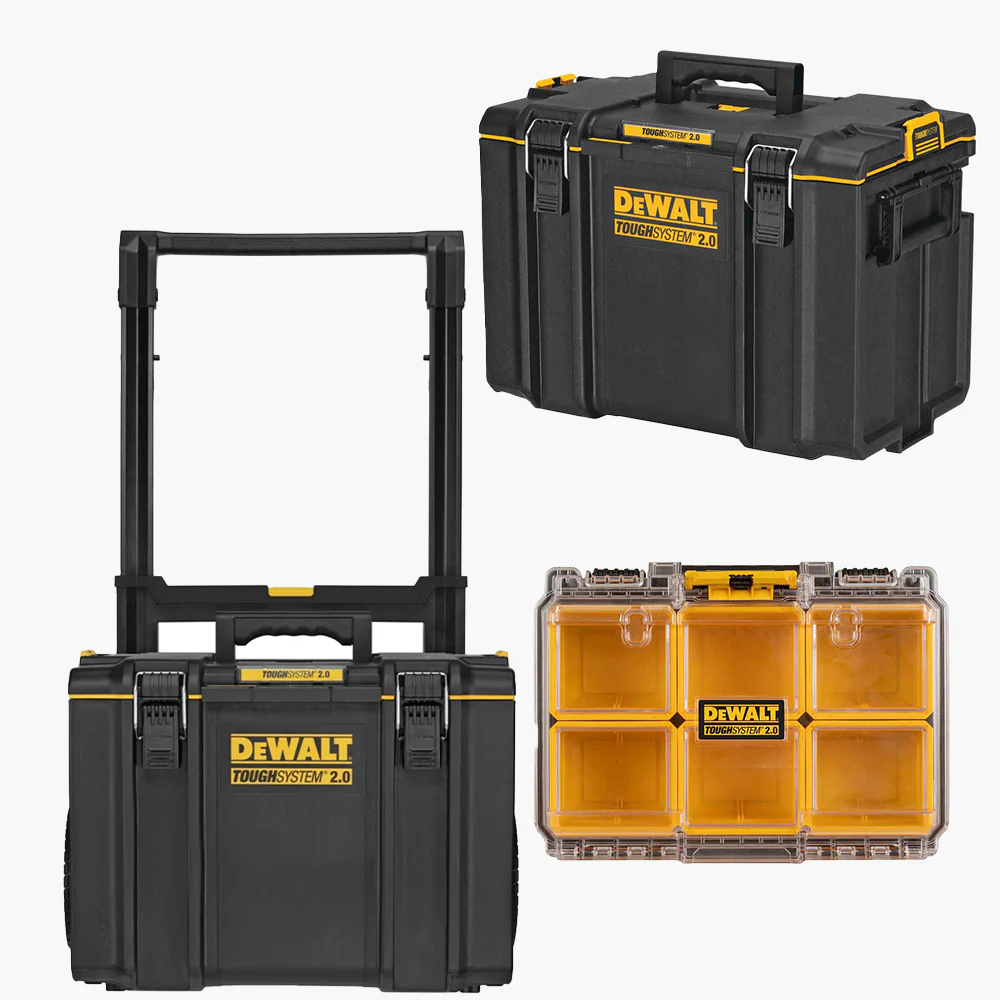DeWALT DWST08450-KIT2 TOUGHSYSTEM 2.0 Rolling Toolbox w/ XL Toolbox. Organizer