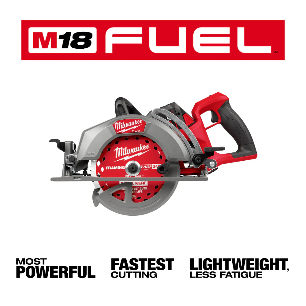 Milwaukee 2930-21HD M18 FUEL 18V 7-1/4 Rear Handle Circular Saw Kit