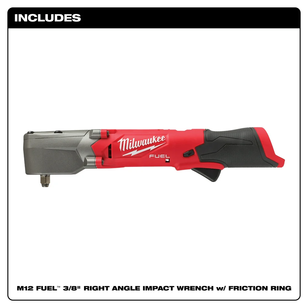 Milwaukee 2564-80 M12 FUEL 12V 3/8 Cordless Right Angle Impact Wrench - Recon