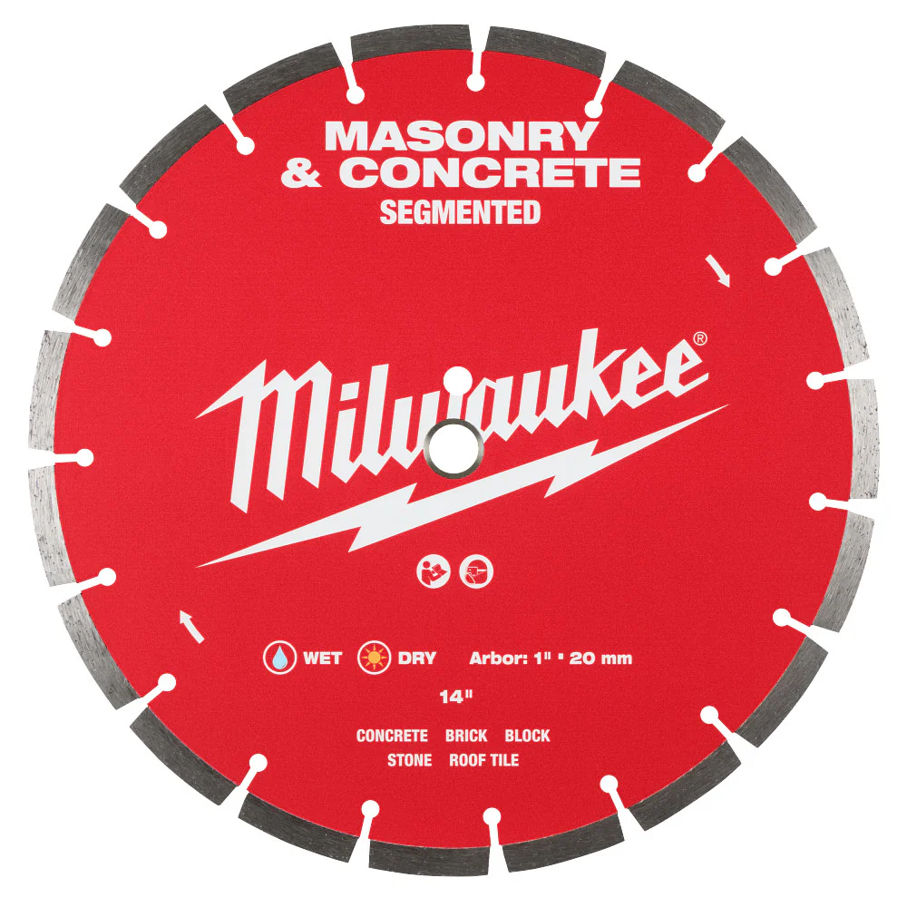 Milwaukee 49-93-9314 14 Segmented Masonry/Concrete Diamond Blade