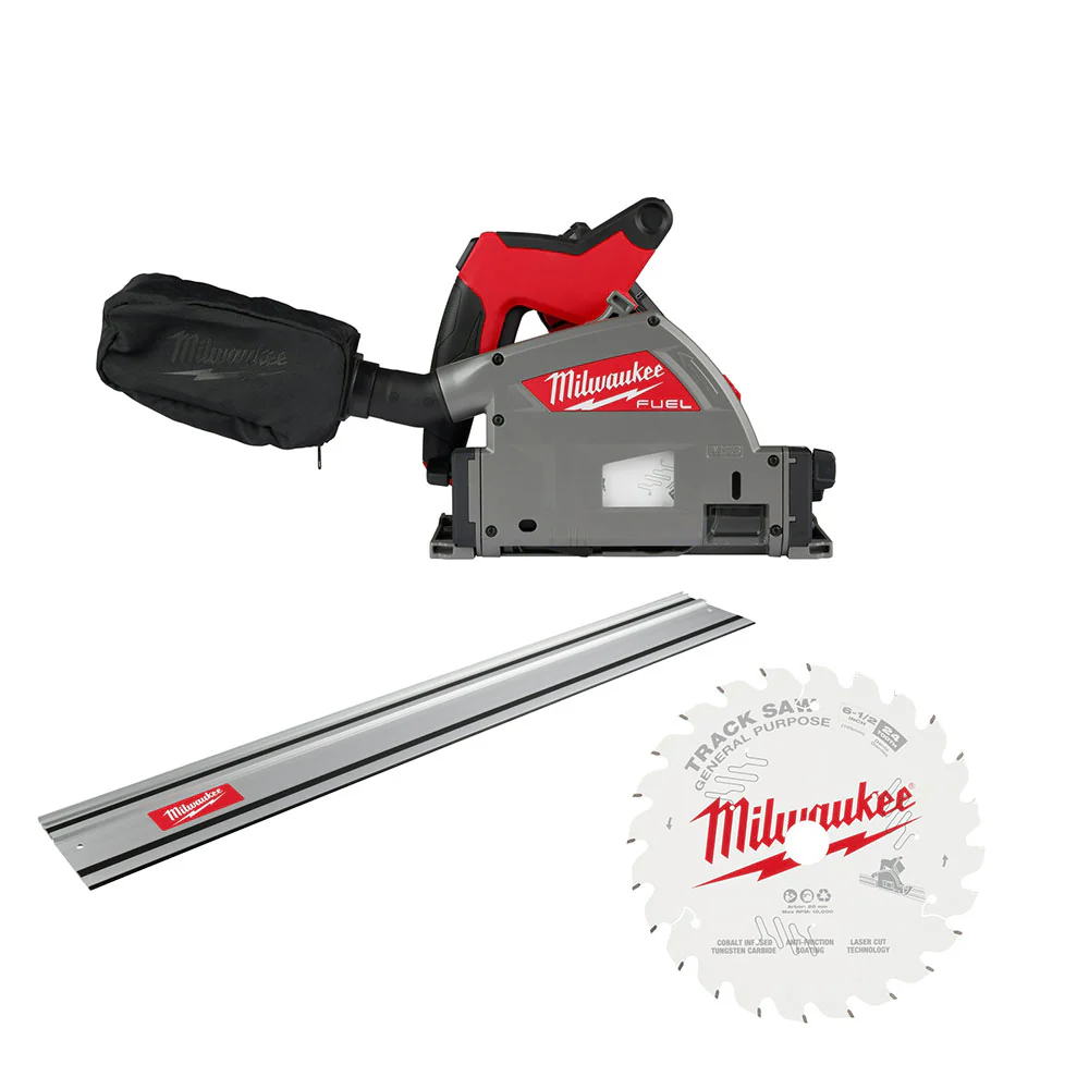 Milwaukee 2831-20TB M18 FUEL 18V Track Saw w/ 55 Track and Saw Blade - Bare Tool