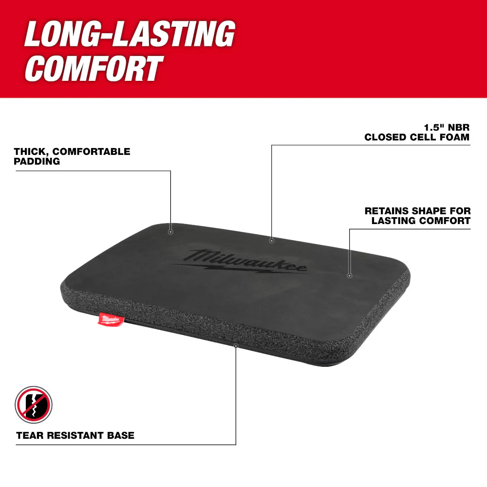 Milwaukee 48-73-6100 Thick Comfortable Professional Tear Resistant Kneeling Pad