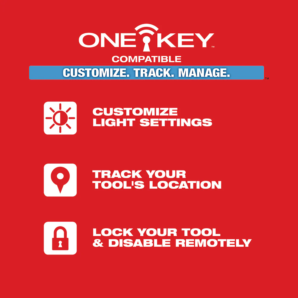 Milwaukee 2146-20 M18 18V RADIUS LED Cordless One Key Site Light - Bare Tool