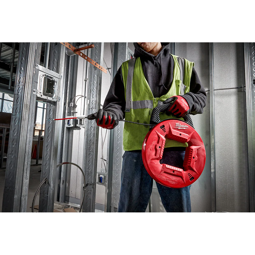 Milwaukee 48-22-4195 100 Feet Polyester Fish Tape Flexible Metal Leader