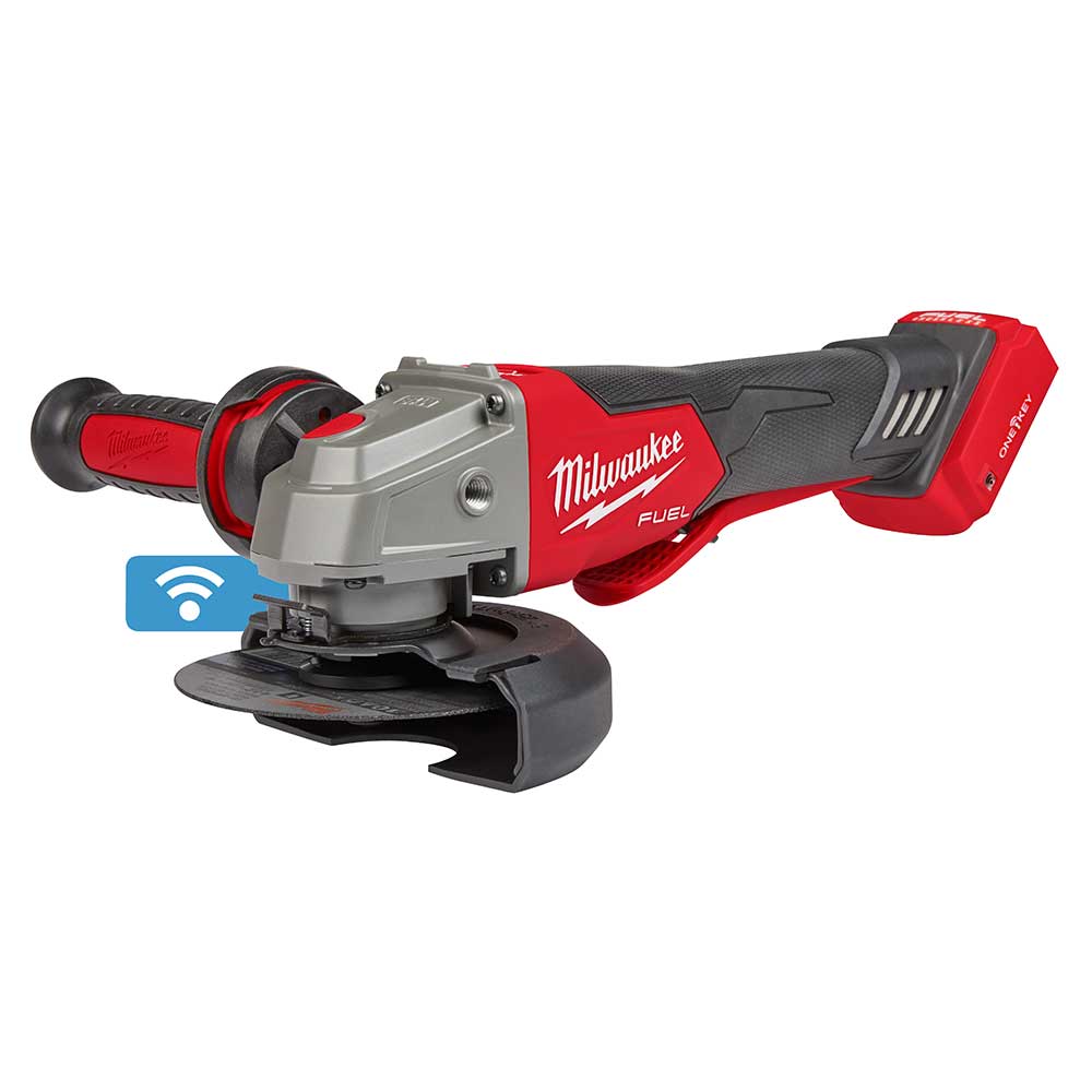 Milwaukee 2882-20 M18 FUEL 4-1/2 / 5 Paddle Switch Braking Grinder - Bare Tool