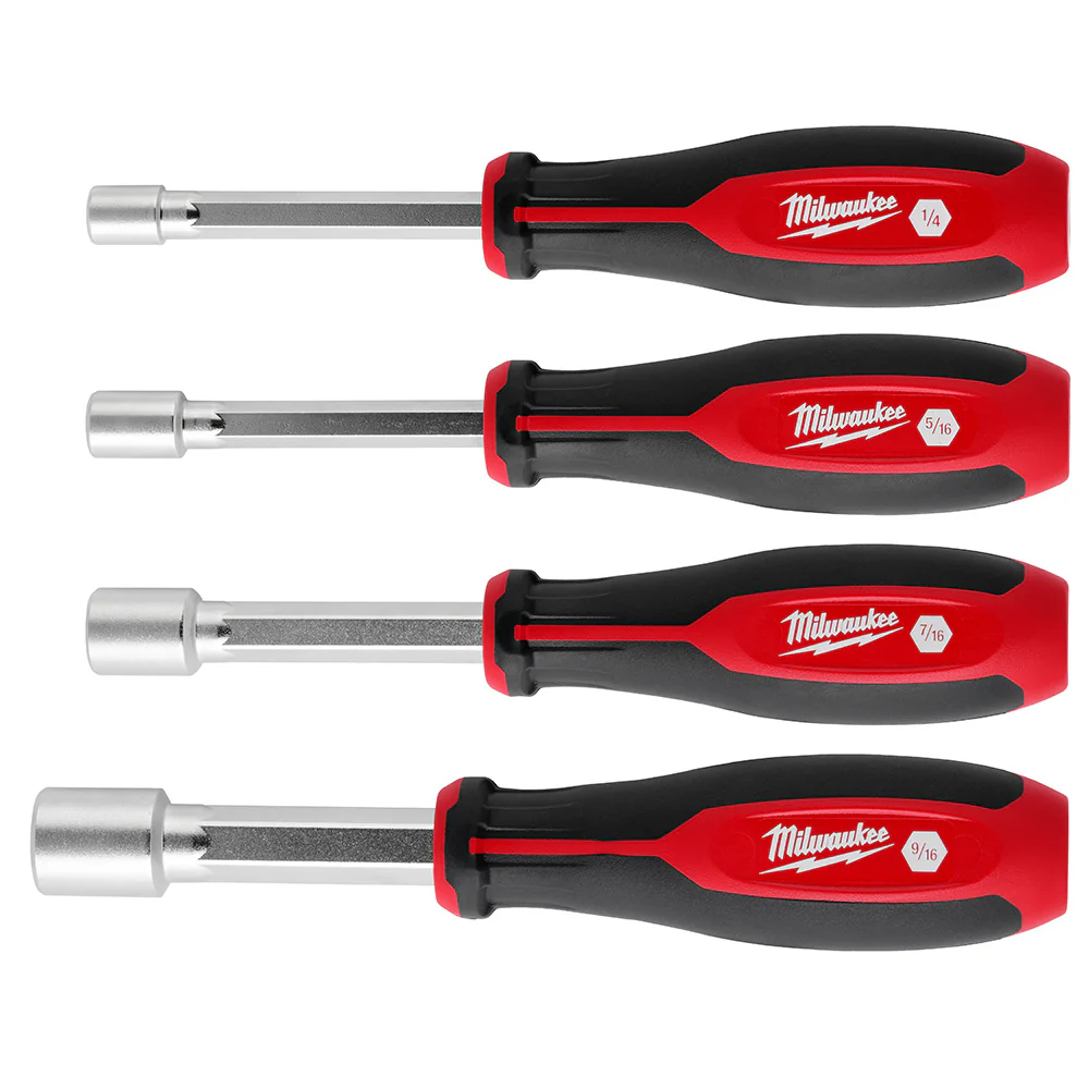 Milwaukee 48-22-2444 SAE HollowCore Nut Driver Set - 4 PC