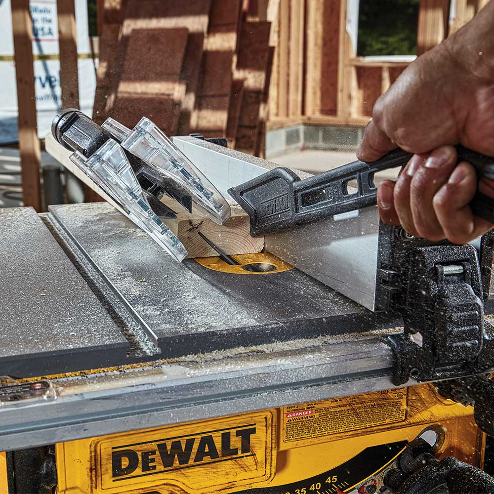 DeWALT DWE7485WS 15 Amp 8-1/4 Corded Compact Jobsite Table Saw w/ Table Stand