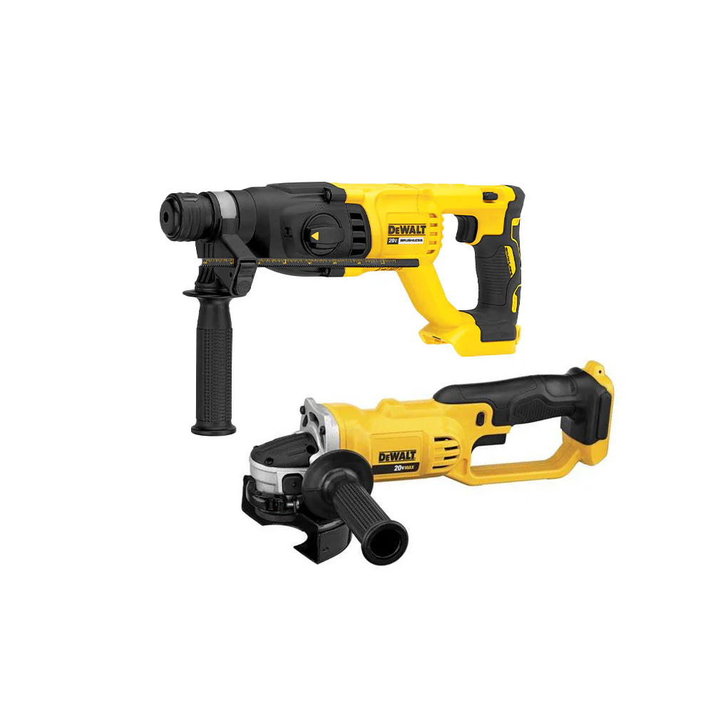DeWALT DCH133B-KIT 20V Cordless Rotary Hammer w/ 4.5 - 5 MAX Grinder
