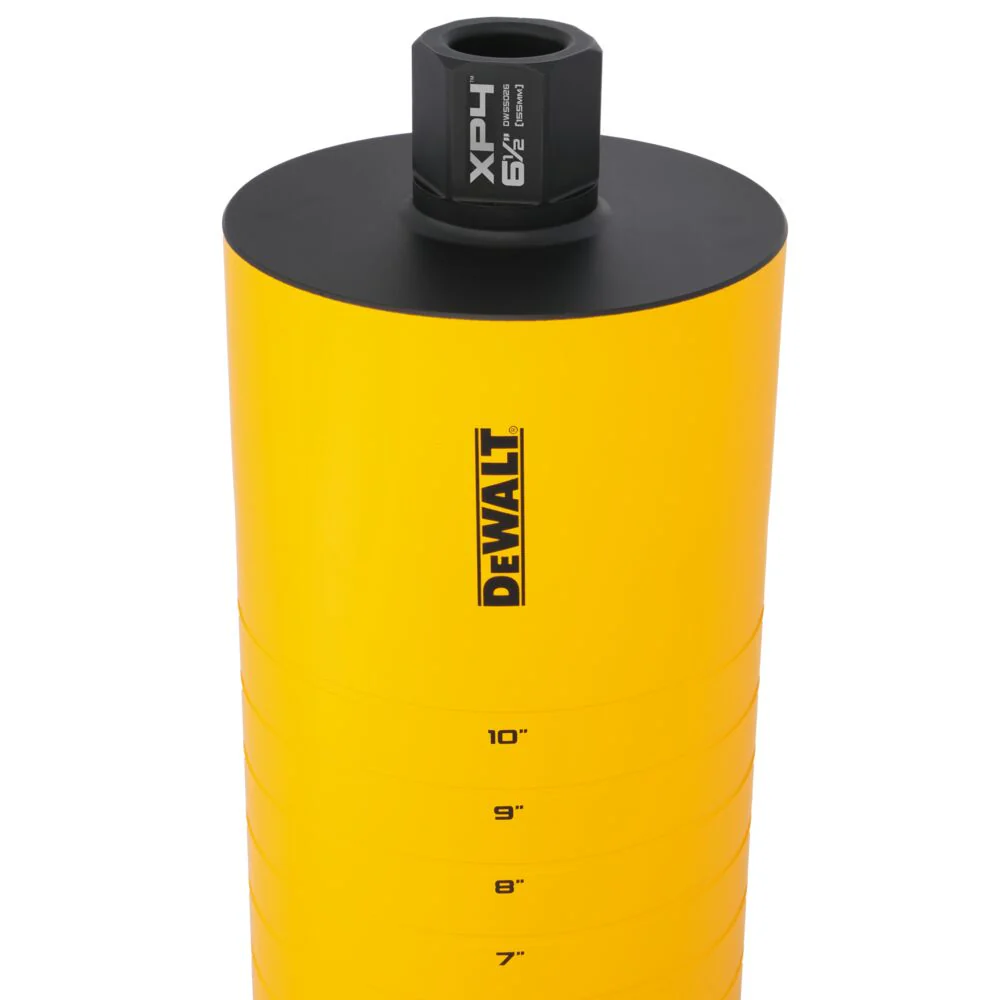 DeWALT DW55026 6-1/2 X 15 Cordless Diamond Core Bit w/ Recessed Grooves
