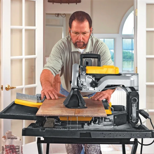 DeWALT D24000S 10 Wet Tile Stone Slate Saw w/ Portable Stand D24000