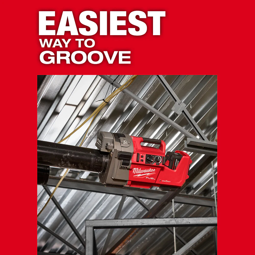 Milwaukee 2928-22 M18 FUEL 18V RINGER Roll Groover for 2 � 6 Sch 10/40