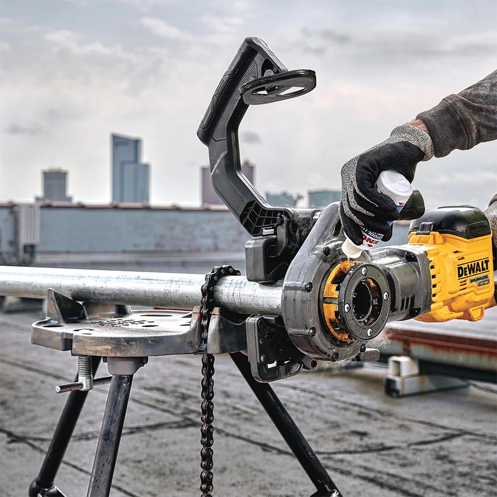 DeWALT DCE700X2K 60V MAX Lithium-Ion Cordless Pipe Threader Kit w/ Die Heads