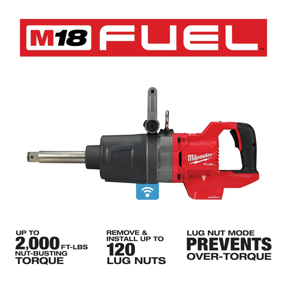 Milwaukee 2869-80 M18 FUEL 18V 1 D-Handle Anvil Impact Wrench -Bare Tool. Recon