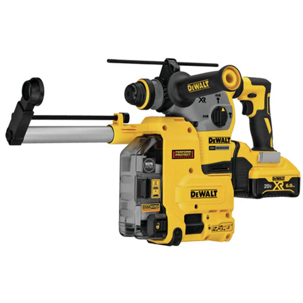 DeWALT DCH293R2DH�20V 1-1/8 Inch SDS-Plus Dust Extractor Rotary Hammer
