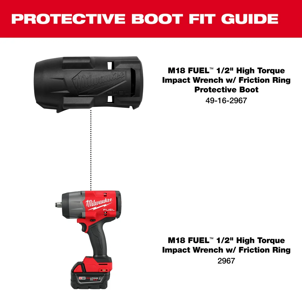 Milwaukee 49-16-2967 M18 FUEL 1/2 High Torque Impact Wrench Boot