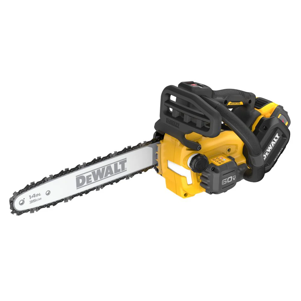 DeWALT DCCS674X2 60V MAX 14 Cordless Brushless Top Handle Chainsaw Kit